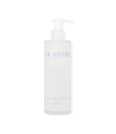 Flacon de shampoing en verre