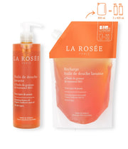 Duo Huile de douche lavante & sa recharge