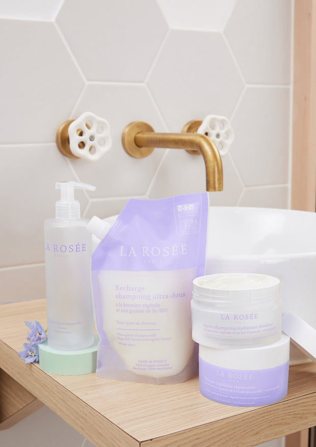 Routine capillaire cheveux normaux